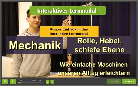 Mechanik - Kurzvorschau des Lernmoduls